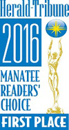2016 First Place Herald Tribune Manatee Readers' Choice Award