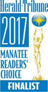 2017 First Place Herald Tribune Manatee Readers' Choice Award