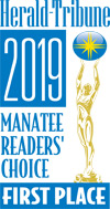 2019 First Place Herald Tribune Manatee Readers' Choice Award