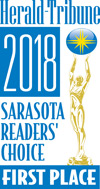 2018 First Place Herald Tribune Sarasota Readers' Choice Award